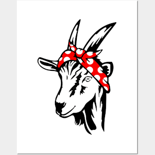 Bandanna Goat Posters and Art